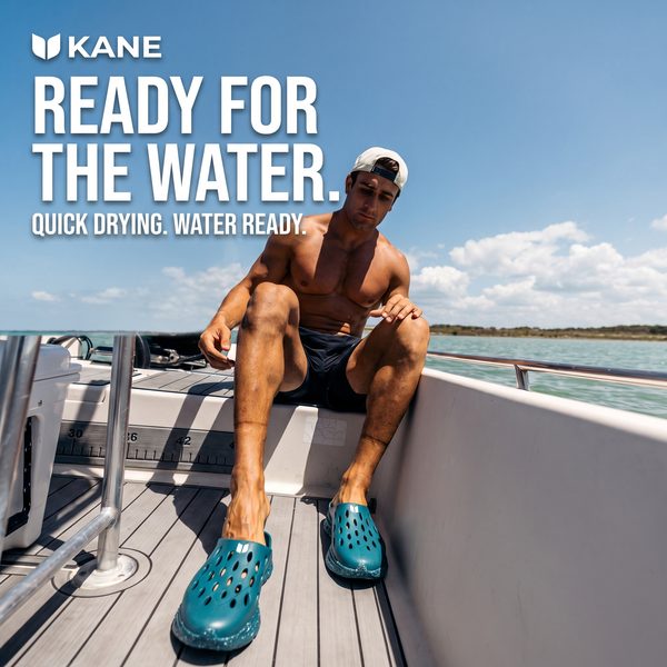 KANE Footwear spec ad: Ready For The Water.